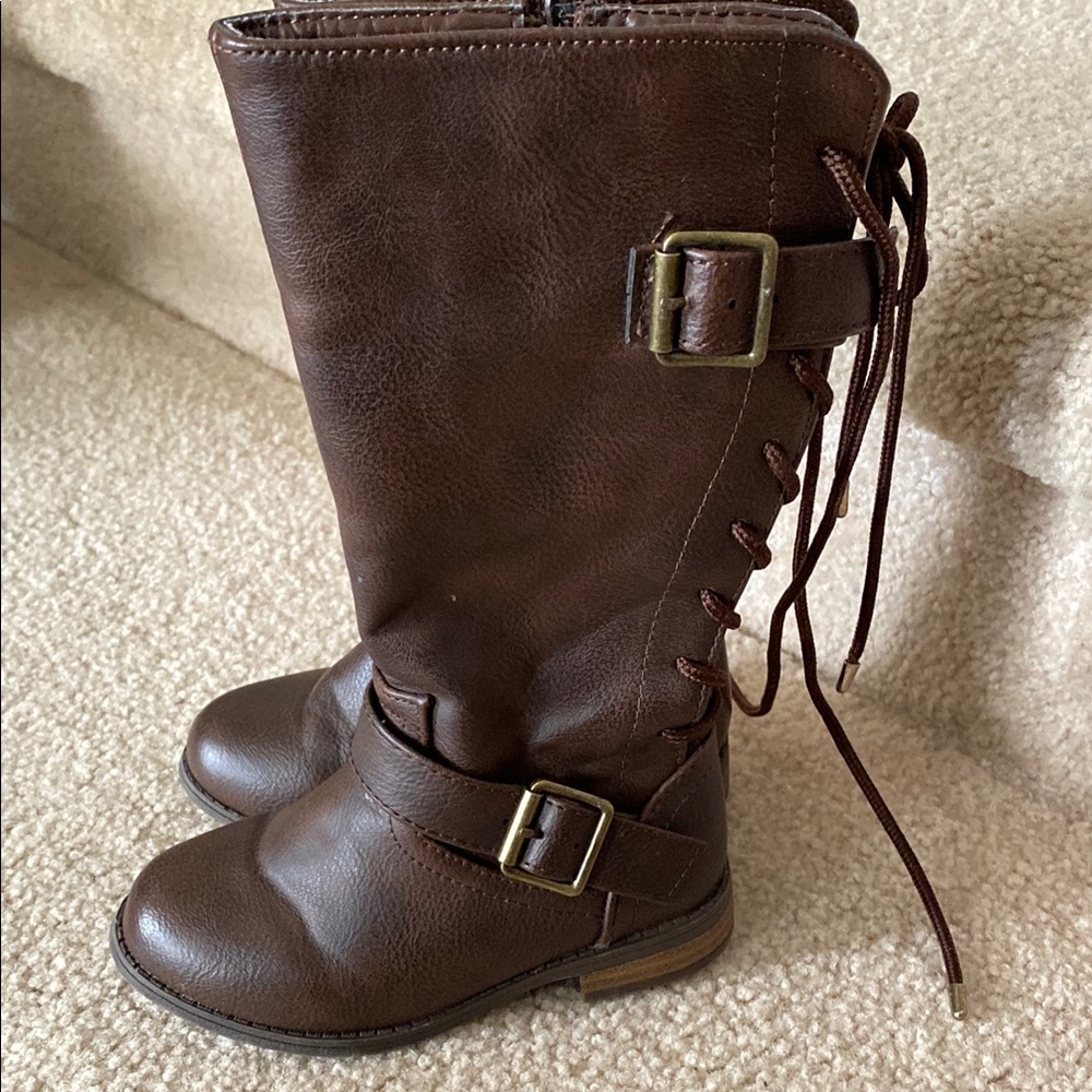 Brown Kids Boots